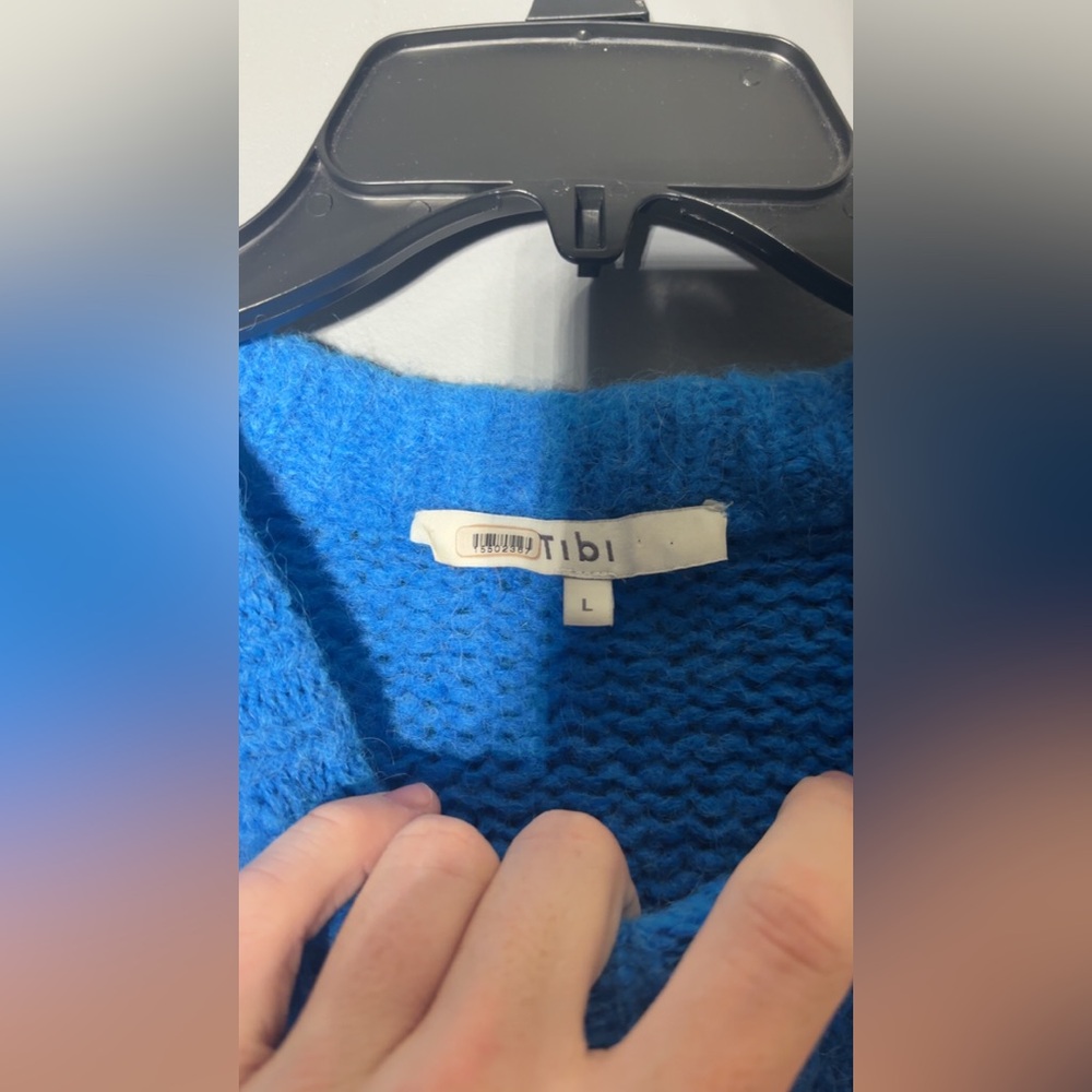 Tibi Airy Alpaca Blend Sweater Size Large - Picture 3 of 6